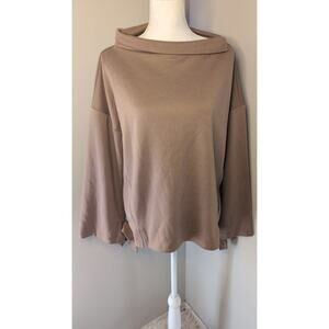 J.O.A. LA  Anthropologie long sleeve split neck sweater top M